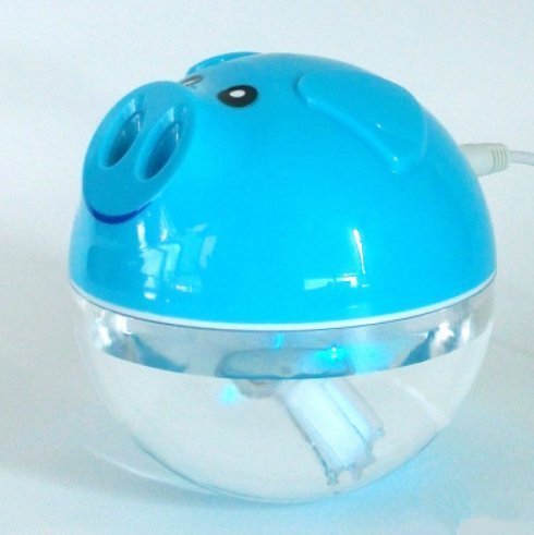 Desktop air humidifier/Silent Room car USB Humidifier/Mist Humidifier/portable and cute The Best U Want Blue