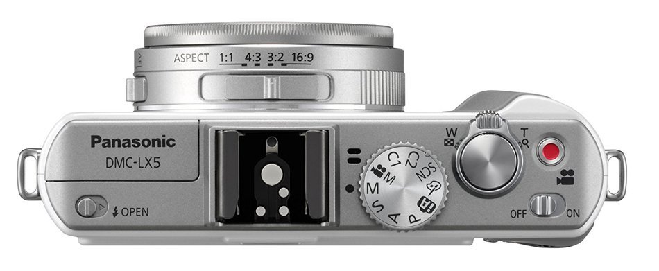 Panasonic Lumix DMC-LX5 10.1 MP Digital Camera with 3.8x Optical Image Stabilized Zoom and 3.0-Inch LCD - White N12