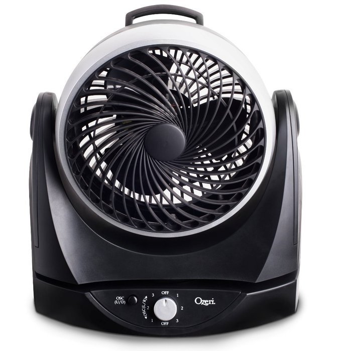 Ozeri Brezza II Dual Oscillating 10" High Velocity Desk Fan