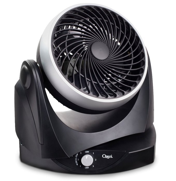 Ozeri Brezza II Dual Oscillating 10" High Velocity Desk Fan N2