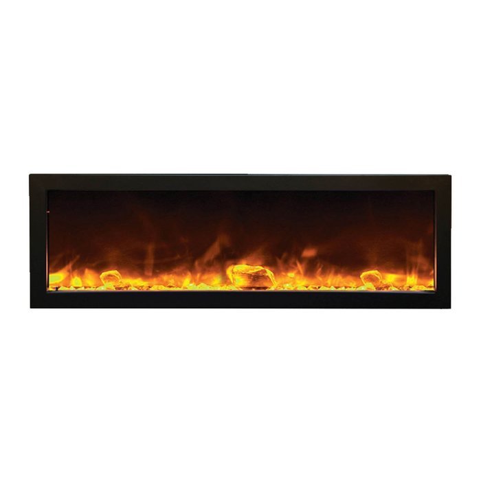 Amantii Outdoor Panorama Series Deep Electric Fireplace, 50 Inch N11