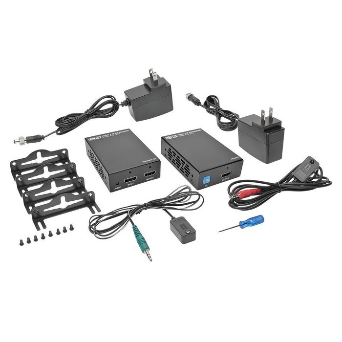 Tripp Lite HDMI Over Cat5 / Cat6 Extender, Extended Range Transmitter and Receiver for Video and Audio 1920x1200... N5