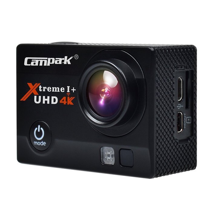 Campark&reg; 4K 30fps WiFi Ultra HD Waterproof Sports Action Camera Diving Camcorder with Medium Bag for Camera and... N3