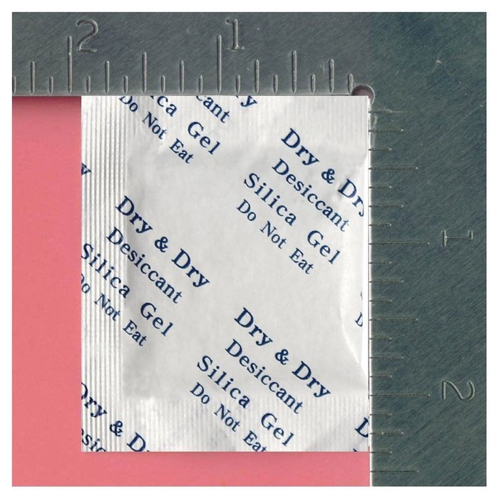3 Gram Pack of 250 "Dry&Dry" High Quality Silica Gel Packets Desiccant Dehumidifiers N2