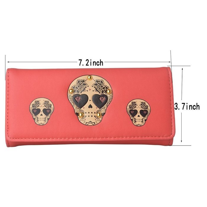 Spritech(TM) Women Girl PU Leather Clutch Wallet Credit Card Holder Zip Phone Handbag N35