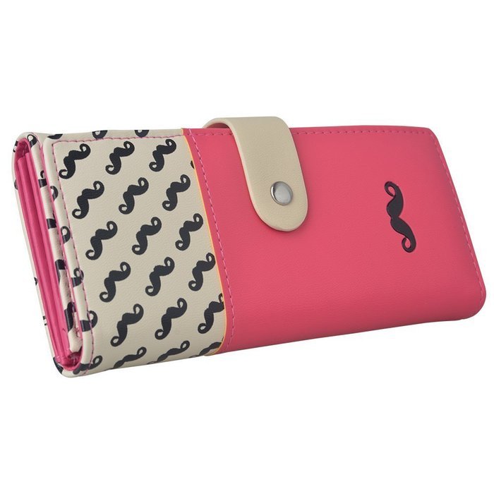 Spritech(TM) Women Girl PU Leather Clutch Wallet Credit Card Holder Zip Phone Handbag N42