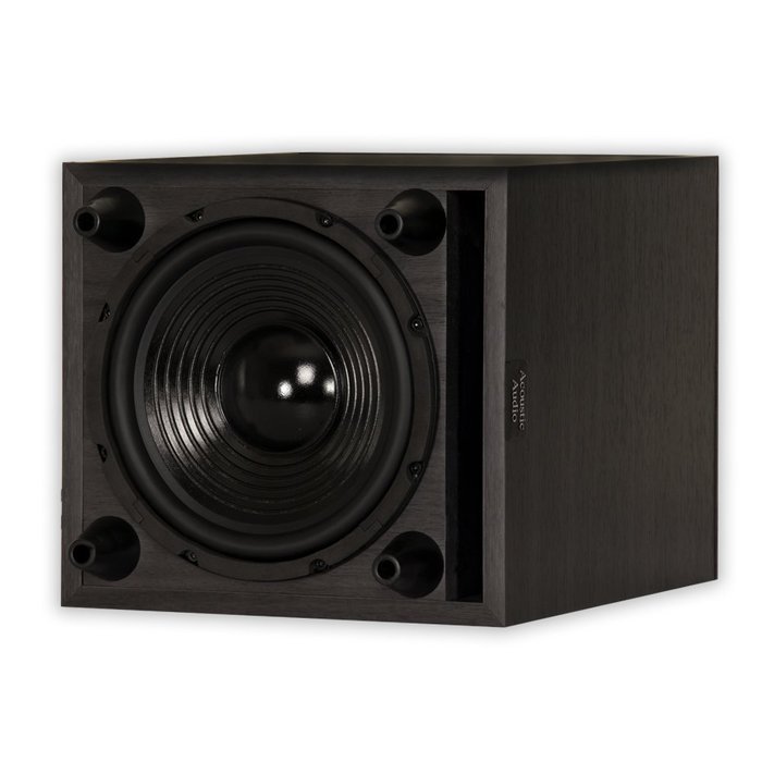 Acoustic Audio PSW-6 Down Firing Powered Subwoofer (Black) N9