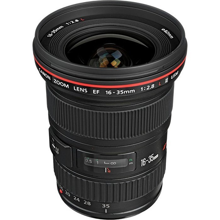 Canon EF 16-35mm f/2.8L II USM Lens + UV Filter + Lens Cap Holder + Cleaning Brush + Air Cleaner + Cleaning Kit... N2
