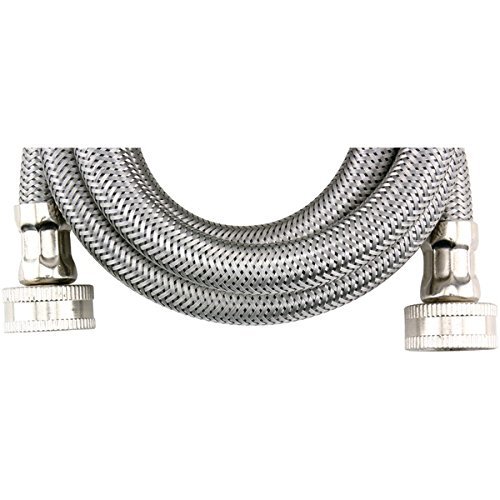 New CERTIFIED APPLIANCE WM60SS Braided Stainless Steel Washing Machine Hose (5ft)
