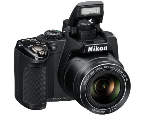 Nikon COOLPIX P500 12.1 CMOS Digital Camera with 36x NIKKOR Wide-Angle Optical Zoom Lens and Full HD 1080p Video... N4