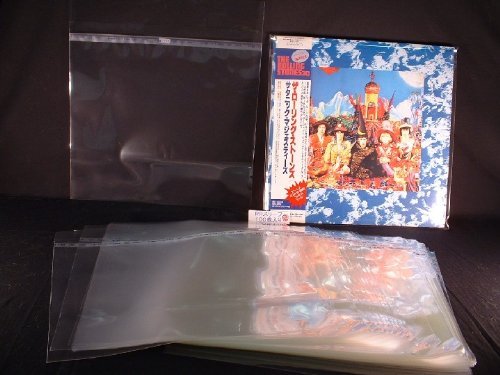 12" LP Outer Sleeves RESEALABLE SelectSleeves Japan Made 40 Micron