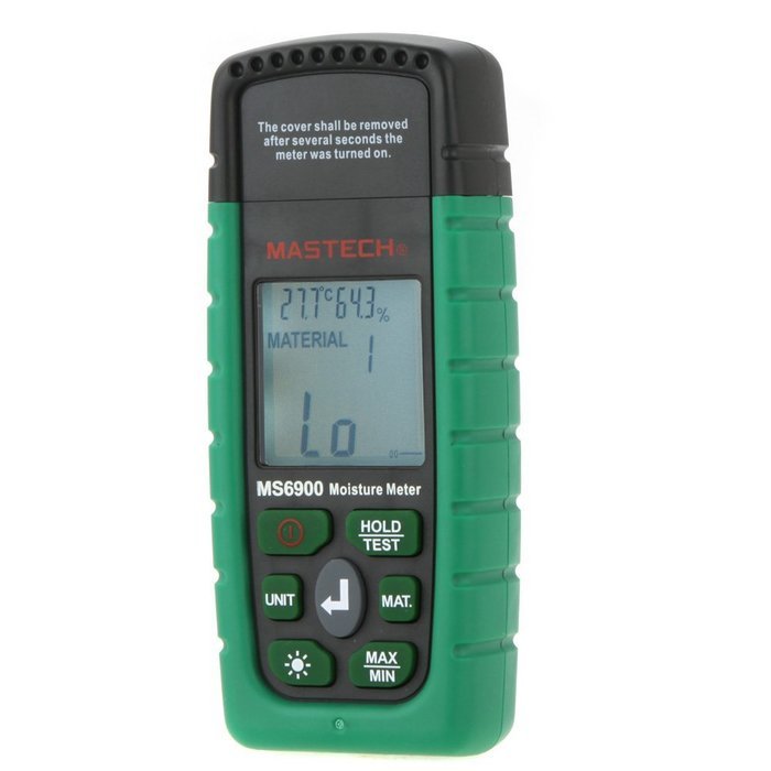 KKmoon Mastech MS6900 Professional Mini Digital Moisture Meter Wood/ Lumber/Concrete Buildings Humidity Tester... N3