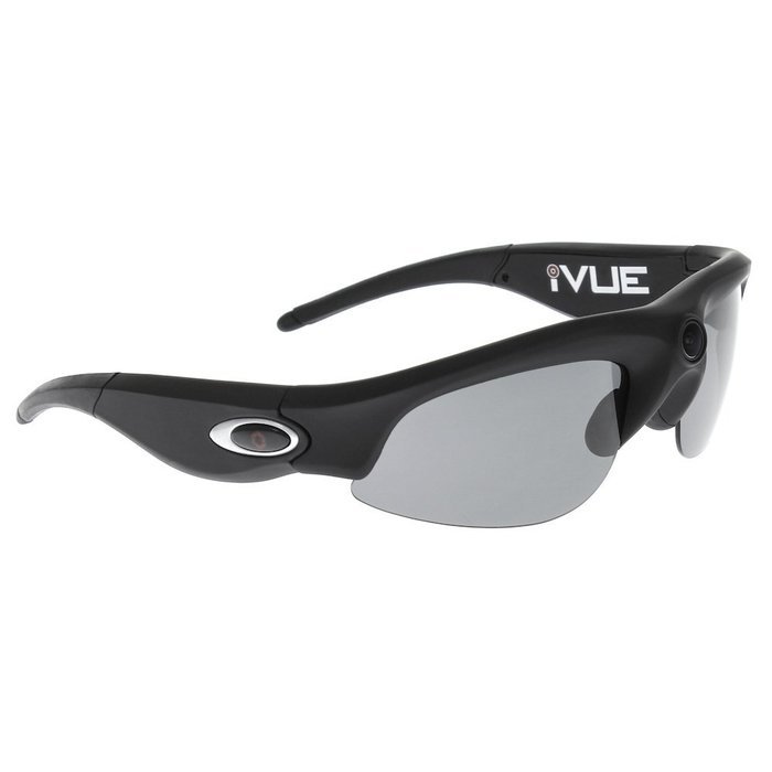 iVUE Crossfire 720P HD Action Camera Glasses Sport POV Video Recording DVR Eyewear (Black, 140&deg; Wide Angle Lens) N4