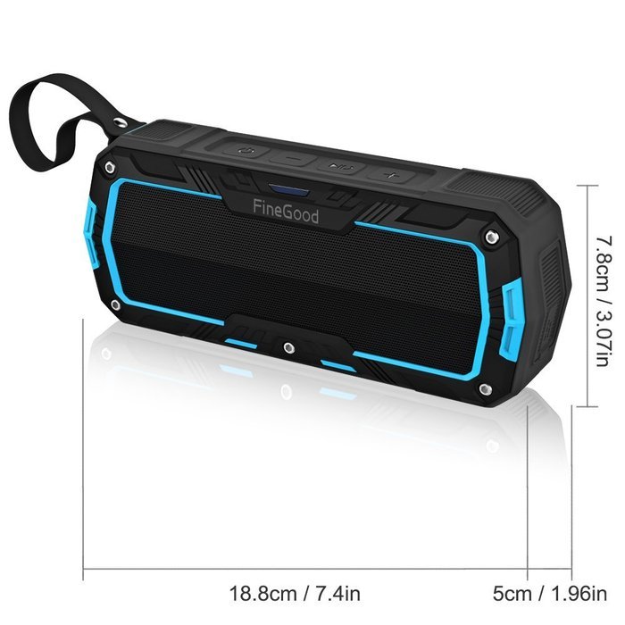 Bluetooth Speakers V 4.1 Portable Wireless Sound Box for Golf, Beach, Shower & Home: Water Resistant IPX5, 5W,... N12