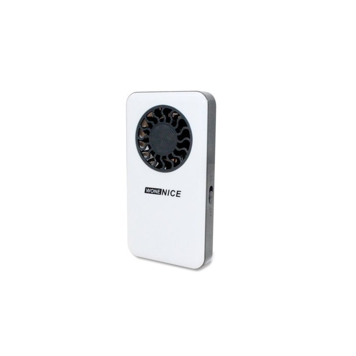 WoneNice Battery Operated Personal Pocket Fan (Rechargeable Lithium Battery) (Black) N2