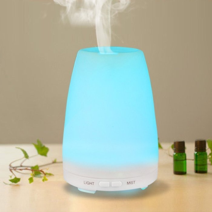 Toprime® 100ML Aroma Essential Oil Cool Mist Humidifier with Waterless Auto Shut-off and 7 Color LED Lights Changing...