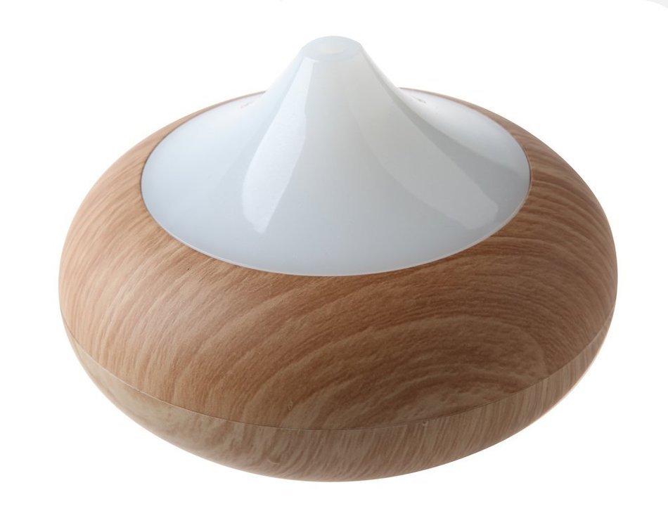 Cool Mist Humidifier Filter Free Ultrasonic Aroma Essential Oil Diffuser 100ml (Khaki) N8