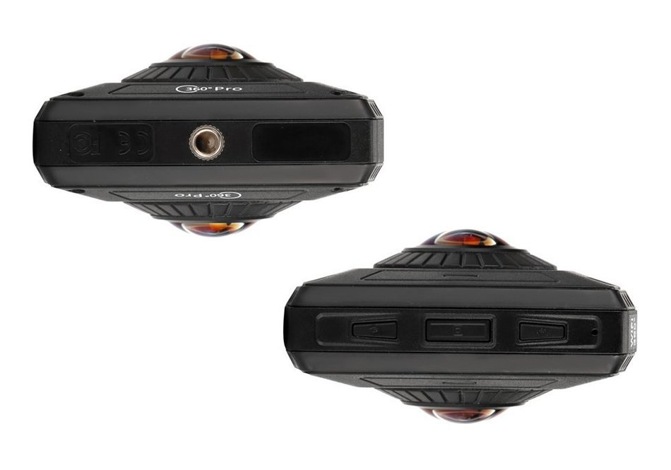 720 Degree View Action Camera - Two Back To Back Cameras, Wi-Fi, 1/4 Inch CMOS Sensor, SD Card Recording, H.264 N2
