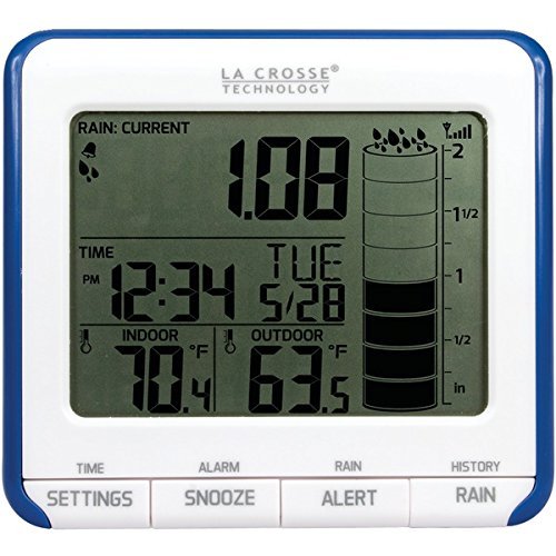 New LA CROSSE TECHNOLOGY 724-1710 Wireless Rain Center
