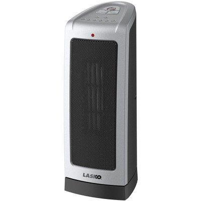 Ceramic 1,500 Watt Portable Electric Tower Heater with Thermostat, Features Built in Safety, Perfect to Warmth... N2