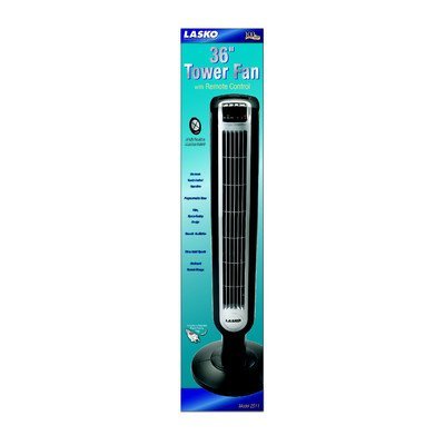 Ceramic 1,500 Watt Portable Electric Tower Heater with Thermostat, Features Built in Safety, Perfect to Warmth... N3