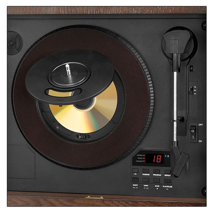 Victrola Tabletop Record Player with Bluetooth and CD N7