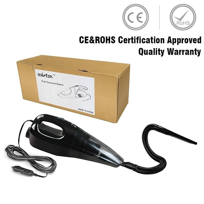 Car Vacuum Cleaner,Bcccke 5-in-1 Vacuum Mouth 12V 85W 3.2KPA Suction Above,Black Car Vacuums Handheld Automotive... N6