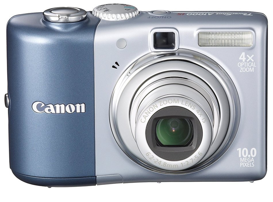 Canon Powershot A1000IS 10MP Digital Camera with 4x Optical Image Stabilized Zoom (Purple) N16