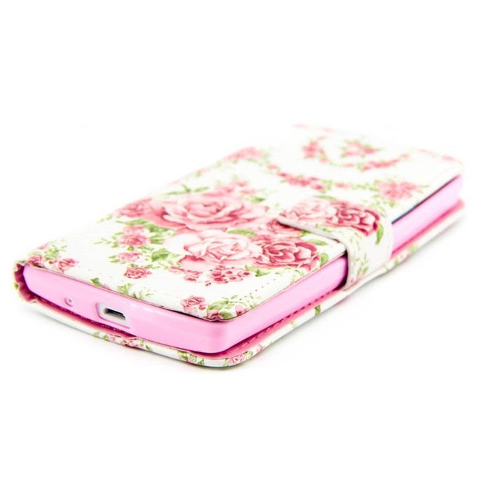 LG Leon/LG Tribute 2 LS665 Case-Yaheeda Pu Leather Wallet Flip Open Pocket ID Card Holder Slots Case Pouch Cover... N8