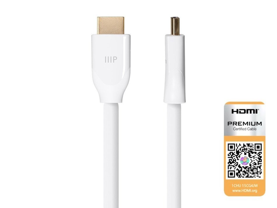 Monoprice Certified Premium High Speed HDMI Cable, 6ft N4