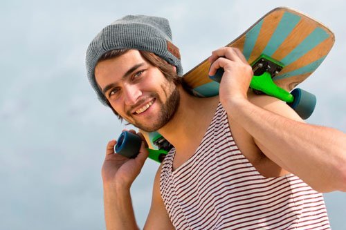 Tenergy Wireless Bluetooth Hands-Free Beanie Line Ribbed Knit N16
