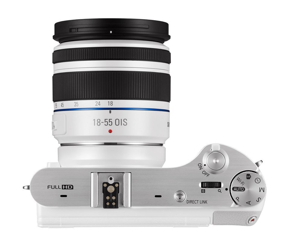 Samsung NX300M 20.3MP CMOS Smart WiFi & NFC Mirrorless Digital Camera with 18-55mm Lens and 3.3" AMOLED Touch... N15