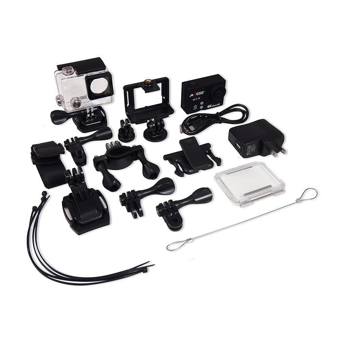 AXESS CS3607-BK 1080p HD 360 Degree Sports and Action Camera with Waterproof Housing, Accessories and Built-in... N13