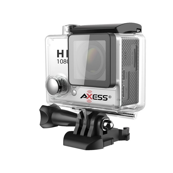 AXESS CS3607-BK 1080p HD 360 Degree Sports and Action Camera with Waterproof Housing, Accessories and Built-in... N16