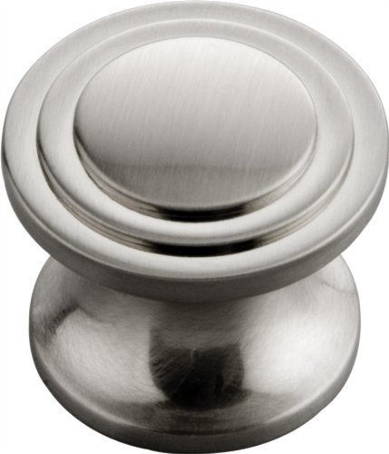 Belwith P3102-Sn 1-1/16 Knob Satin Nickel by Hickory Hardware