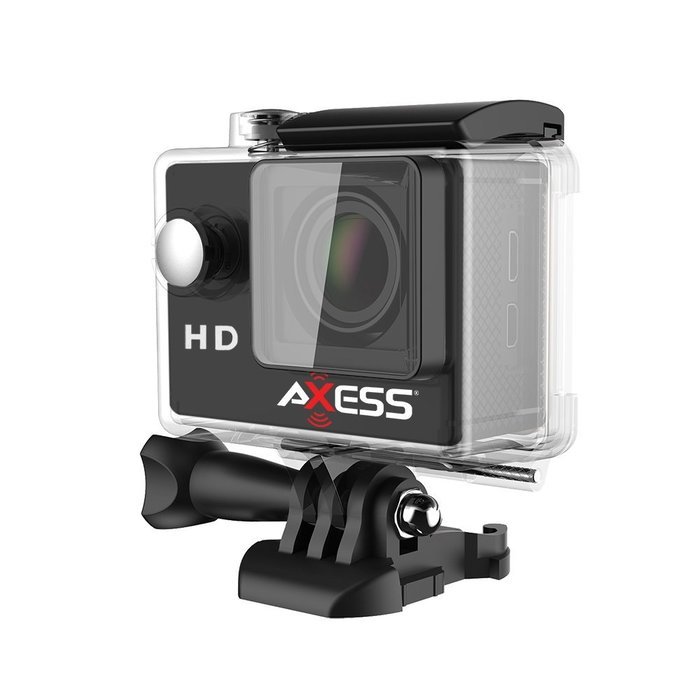 AXESS CS3607-BK 1080p HD 360 Degree Sports and Action Camera with Waterproof Housing, Accessories and Built-in... N18