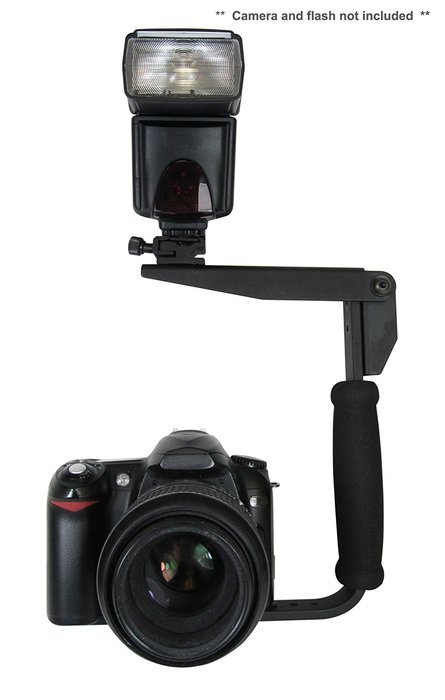 Canon EOS Rebel T3 Flash Bracket (PivPo Pivoting Positioning) 180 Degrees (Canon Shoe) N2