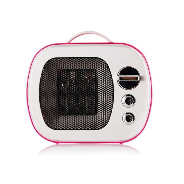 Rubility New Mini Household Warmer Speaker Shape Heater 500w (White) N6