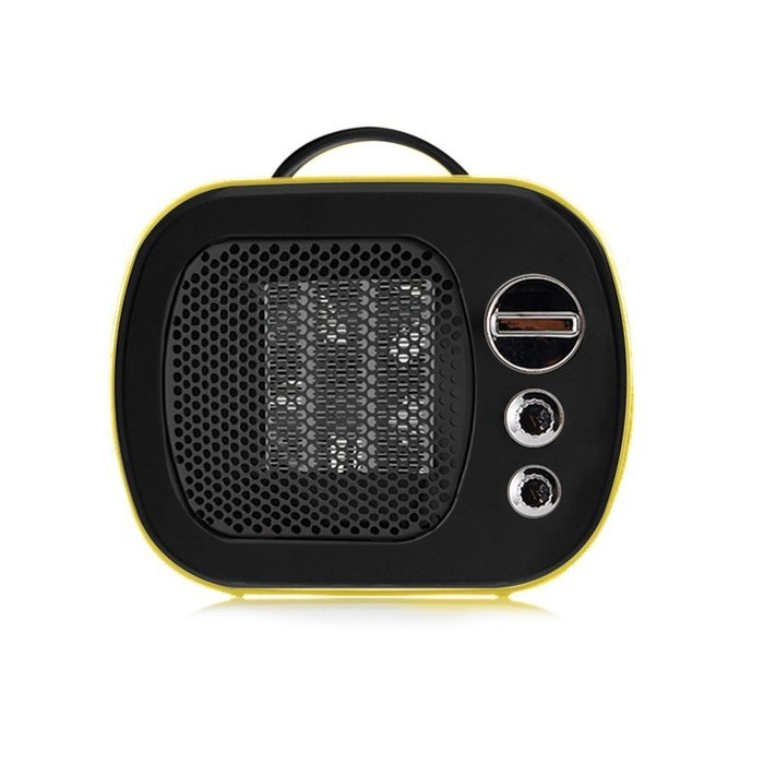 Rubility New Mini Household Warmer Speaker Shape Heater 500w (White) N7
