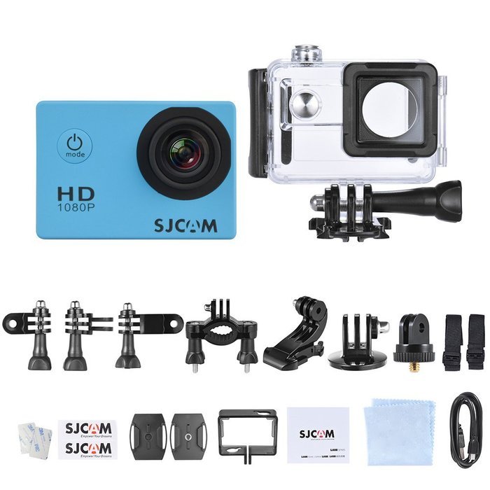 SJCAM SJ4000 2.0" LCD Screen 1080P 30fps Full HD 12MP Waterproof 30M NTK96650 Action Sports Helmet Camera DV 170... N48