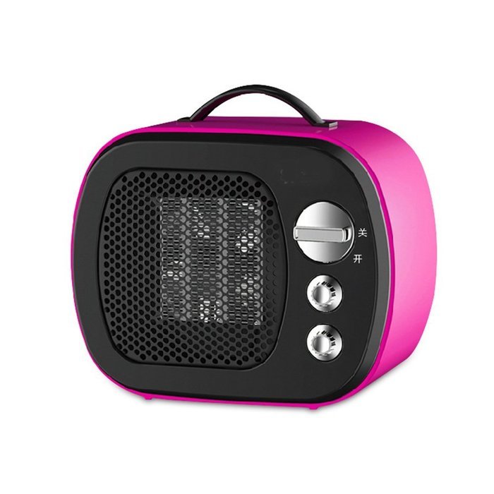 Rubility New Mini Household Warmer Speaker Shape Heater 500w (White) N9