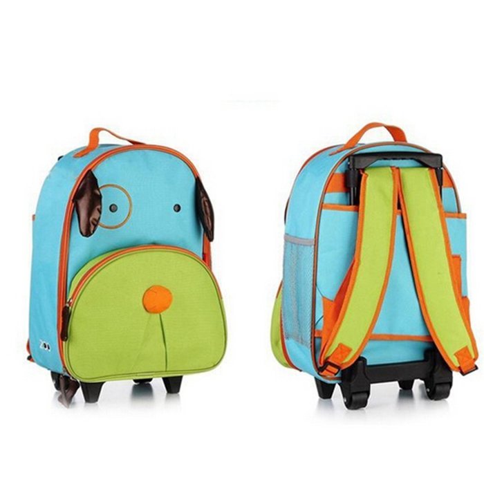 KAKA(TM) Lovely Animal Kids Children Nursery Canvas Schoolbag Hand Bag Outdoor Insulation Meal Rolling Package... N4