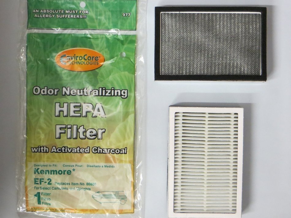 Kenmore Mircrofiltration Canister Vacuum Bags - 50558, 5055, 50557 9 Bags & 2 CF1 & 1 EF2 Filter