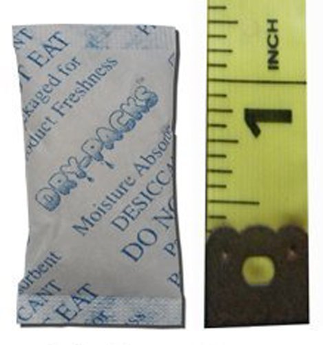 Dry-Packs 1/2gm Cotton Silica Gel Packet, Pack of 50