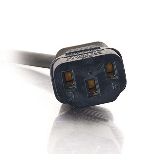 C2G / Cables To Go 27901 18 AWG Universal Flat Panel Power Cord (3 Feet) N2
