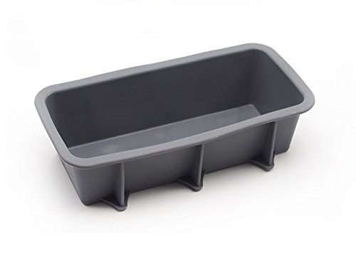 Astra Gourmet FDA Grade BPA Free Silicone Loaf Pan for Cake or Bread 9 1/2 by 4 1/2Inch - Green N4