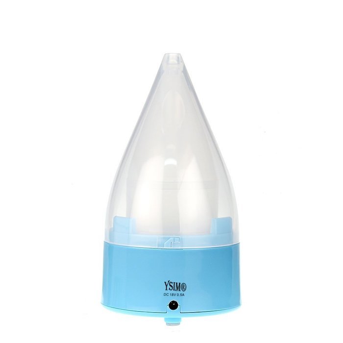 Ultrasonic Humidifier YSIM Cool Mist Humidifier with Aroma Diffuser, 7 Color LED Lights,80 ml Portable Blue