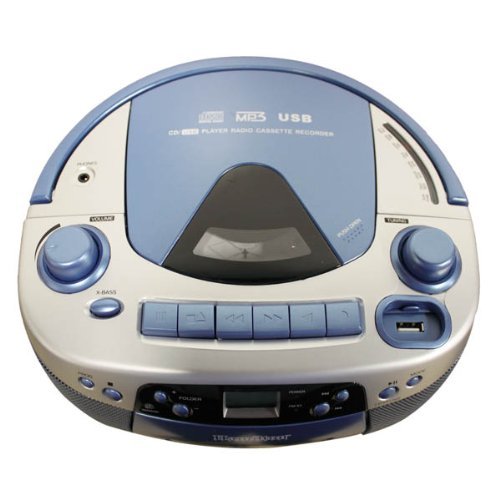 Hamilton Boom Box for USB, MP3, CD, Cassette and AM/FM Radio N2