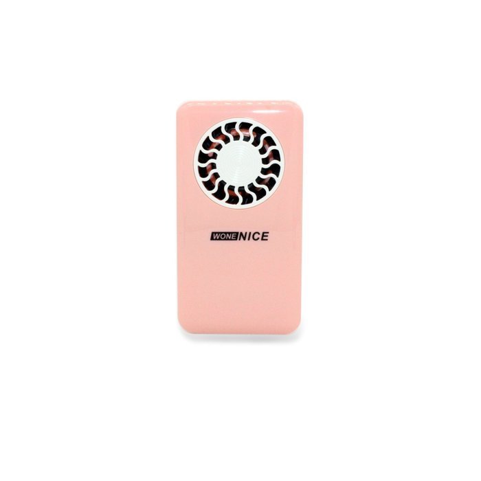 WoneNice Battery Operated Personal Pocket Fan (Rechargeable Lithium Battery) (Black) N6