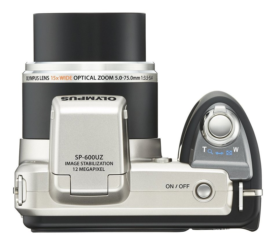 Olympus SP-600UZ 12MP Digital Camera with 15x Wide Angle Dual Image Stabilized Zoom and 2.7 inch LCD (Old Model) N4